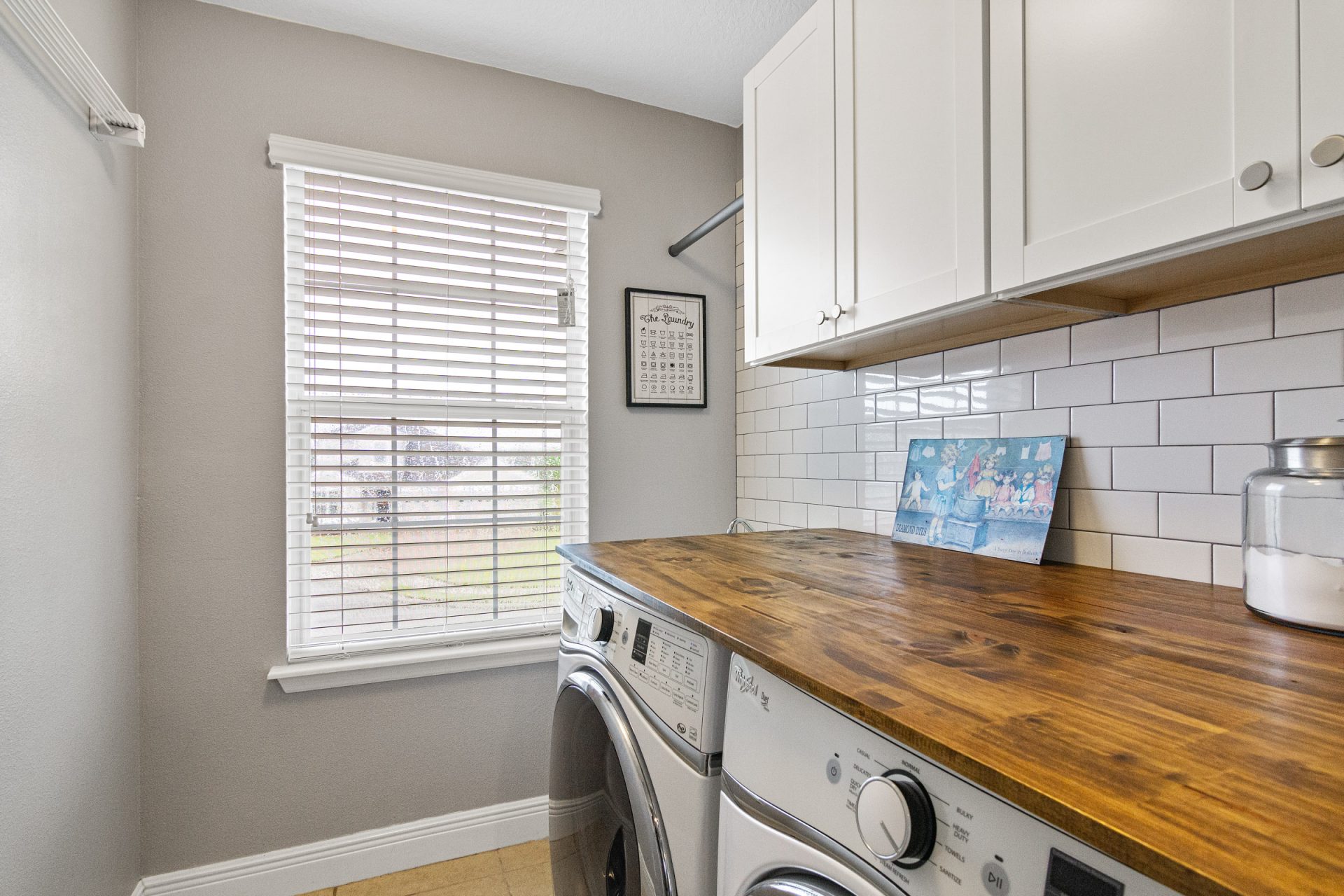 updated laundry room