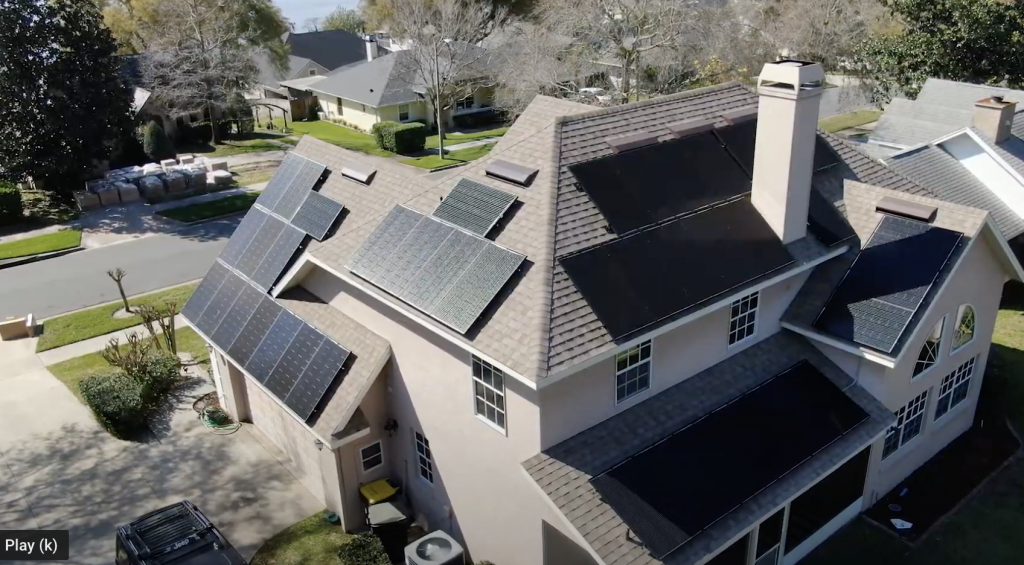 Central Florida homes with solar panels