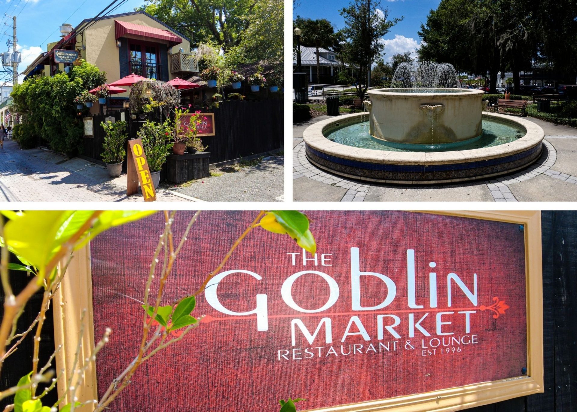 Mount Dora Goblin St Market Collage