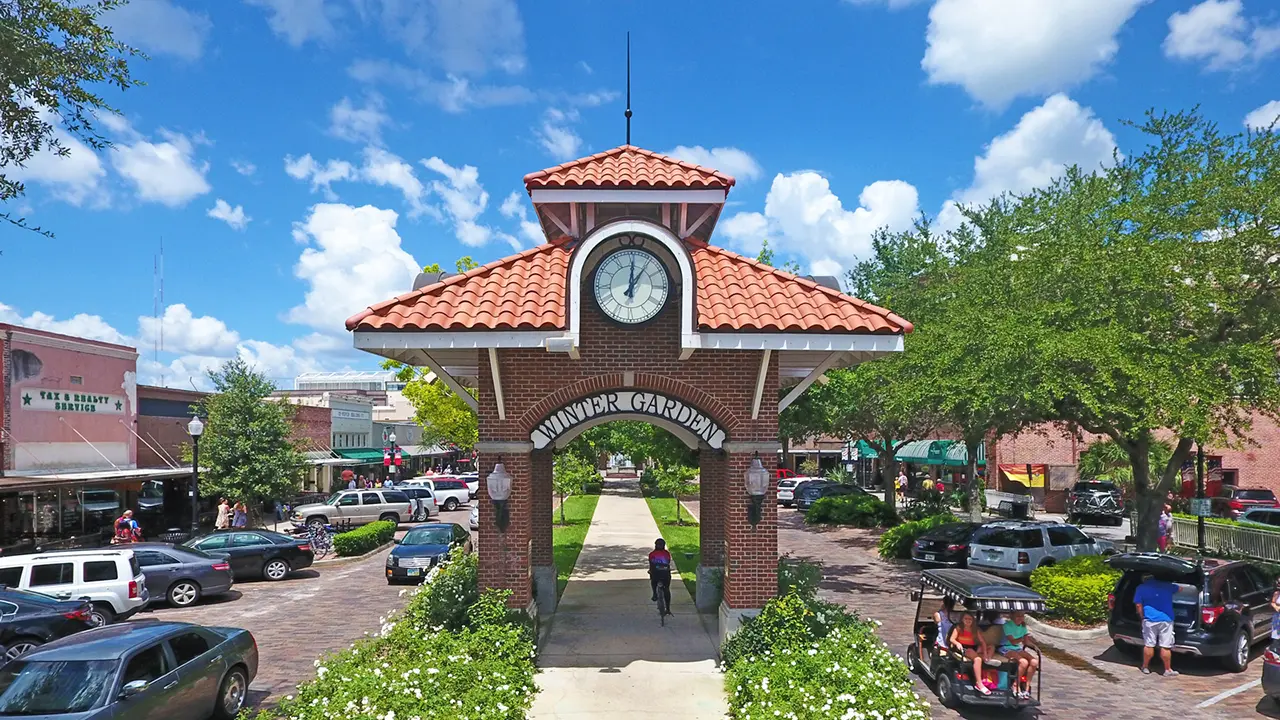 Downtown Winter Garden Clock Tower