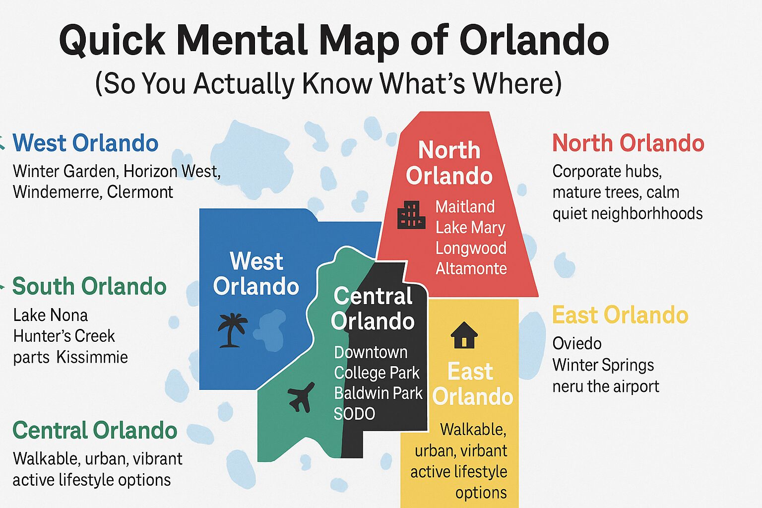 Quick Mental Map of Orlando