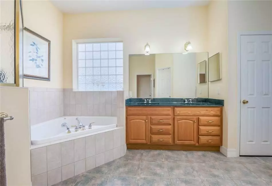Separate Shower and jetted tub