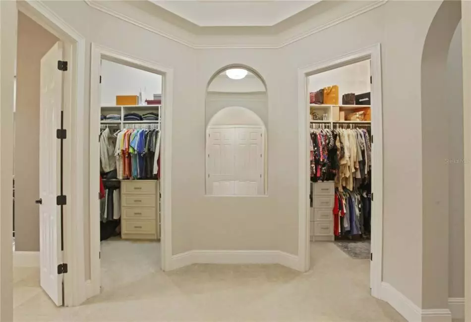 Owner's Suite Walk In Closets
