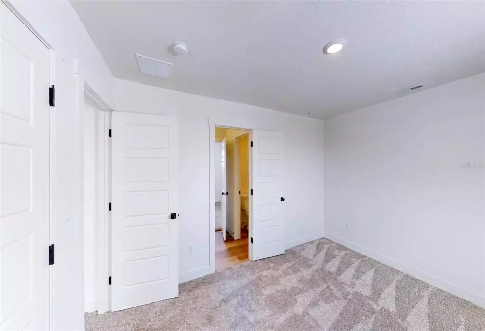 2nd Floor Bedroom sharing a Bath. Options and finishes shown are subject to change.  Confirm with builder.