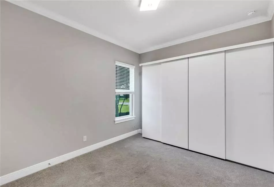 Bedroom on lower level used as office