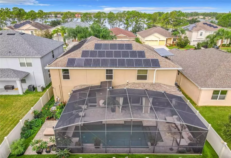 Drone view  42 Solar Pannels