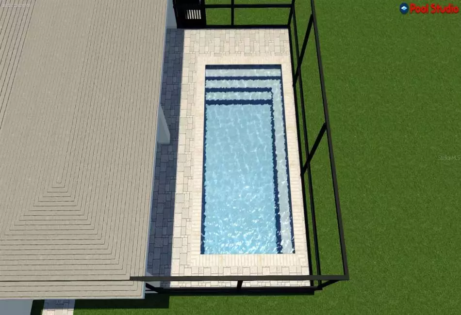 Pool rendering (this is not approved by HOA)
