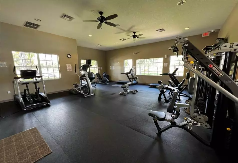 fully equipped fitness center