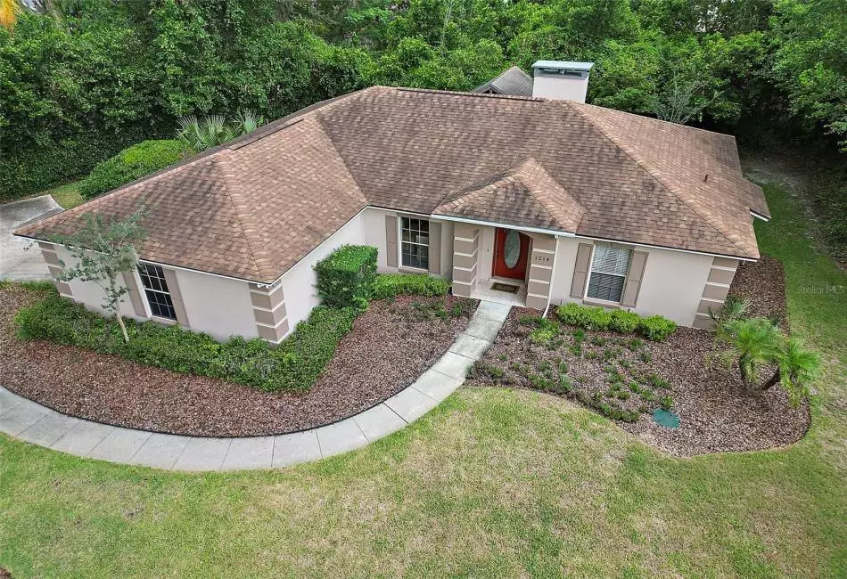 Aerial View of 1214 Hilltop Drive