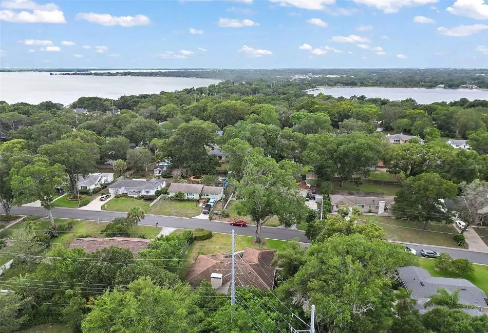 Aerial Views of Home and Mount Dora