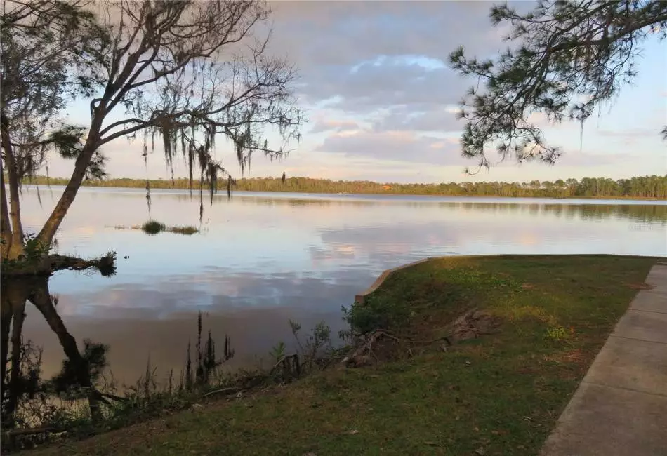 LOCATION!  LOCATION! LOCATION!  Enjoy the peace and  tranquility of Lake Davenport and convenience of a community within minutes of the theme parks, Highway 192, 429 and I4 as well as grocery stores, medical facilities, and restaurants!