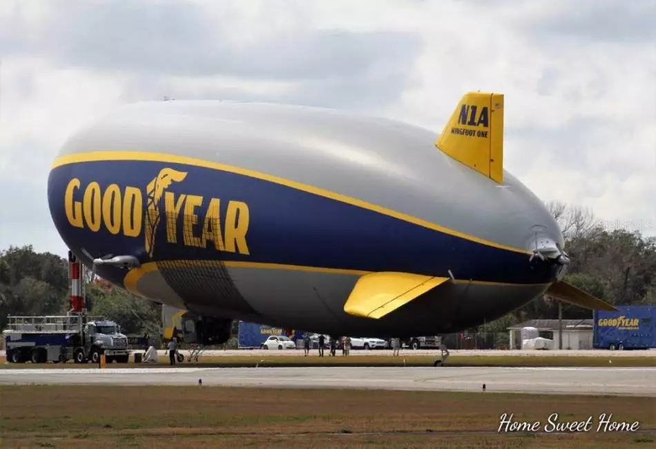 Goodyear Blimp at Race and Bike weeks