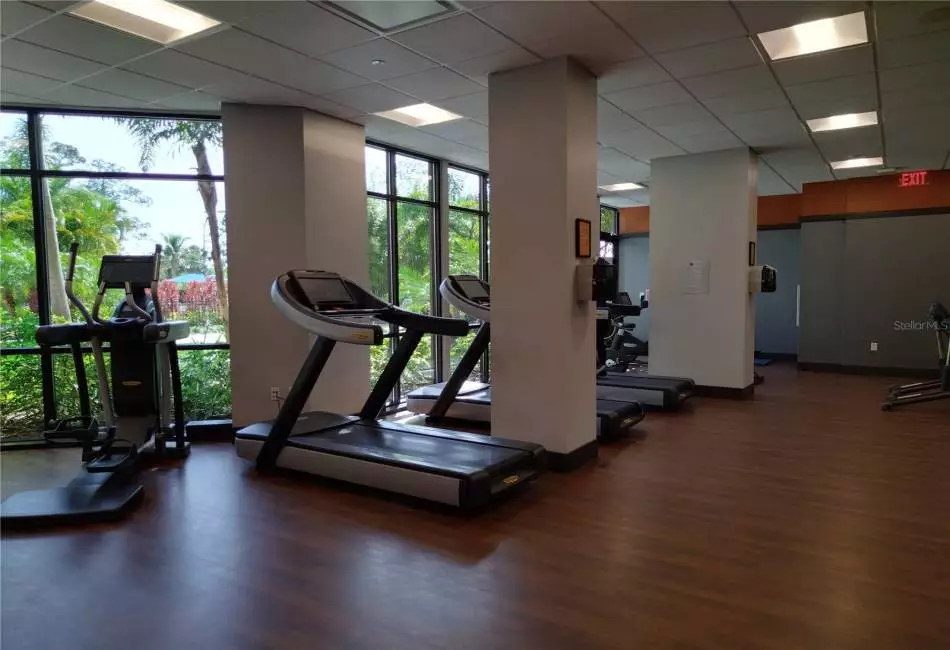 Gym at the Grove Resort