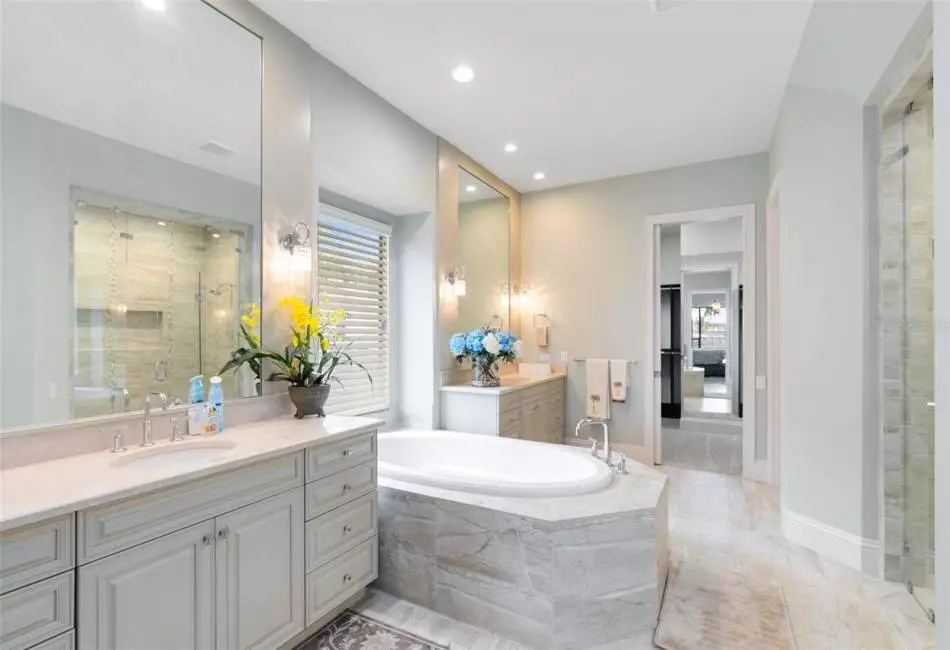 The master bath is your very own sanctuary.