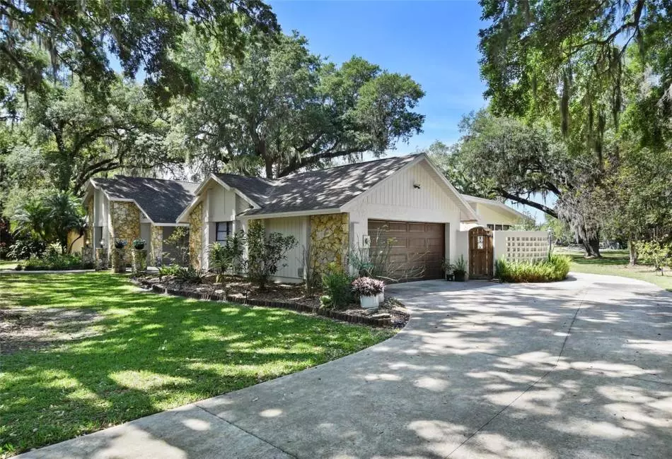 Not 1 but 2 driveways offering tons of parking along with an oversized 2 car garage.