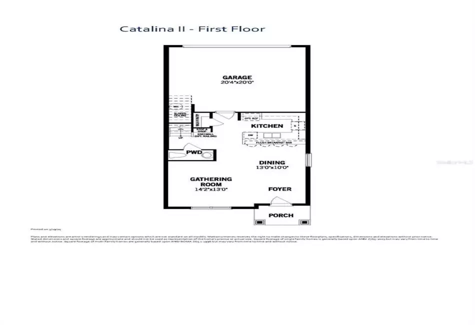 2731 Camellia Flower Floorplan