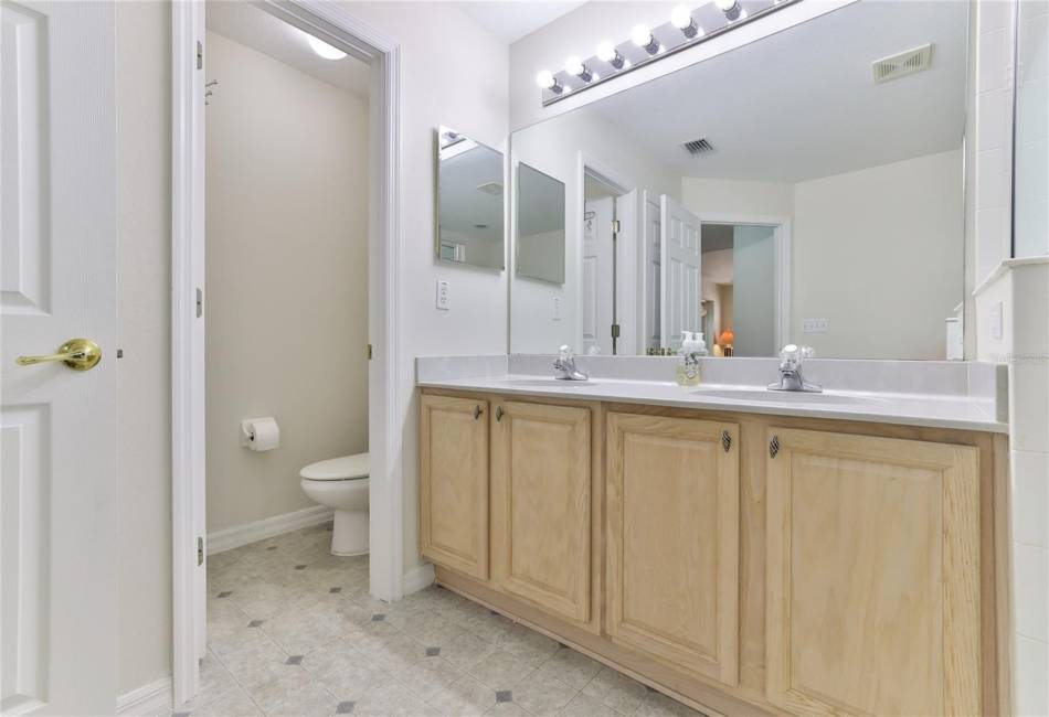 Primary Bathroon with dual vaitnity, Garden Tub and separate Shower