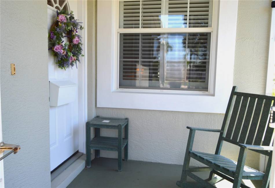 Front Screened Porch & Entrance