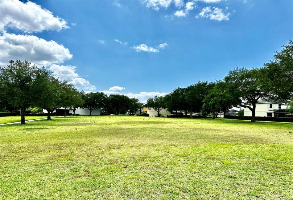 Expansive Community Green Space Next To Home
