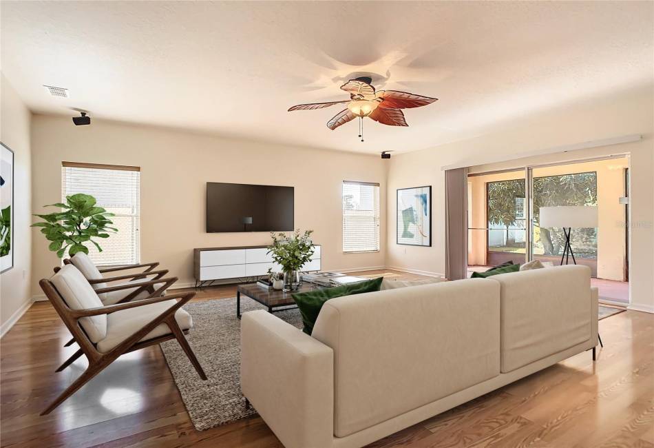 Staged Family Room
