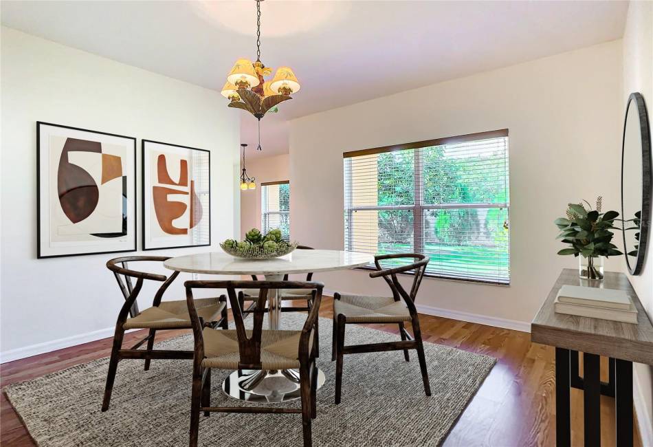 Staged Dining Room
