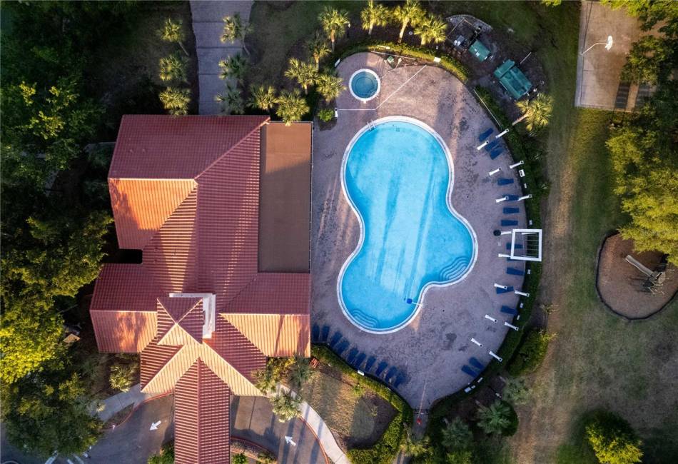 Villa Sol Clubhouse Pool Sky View