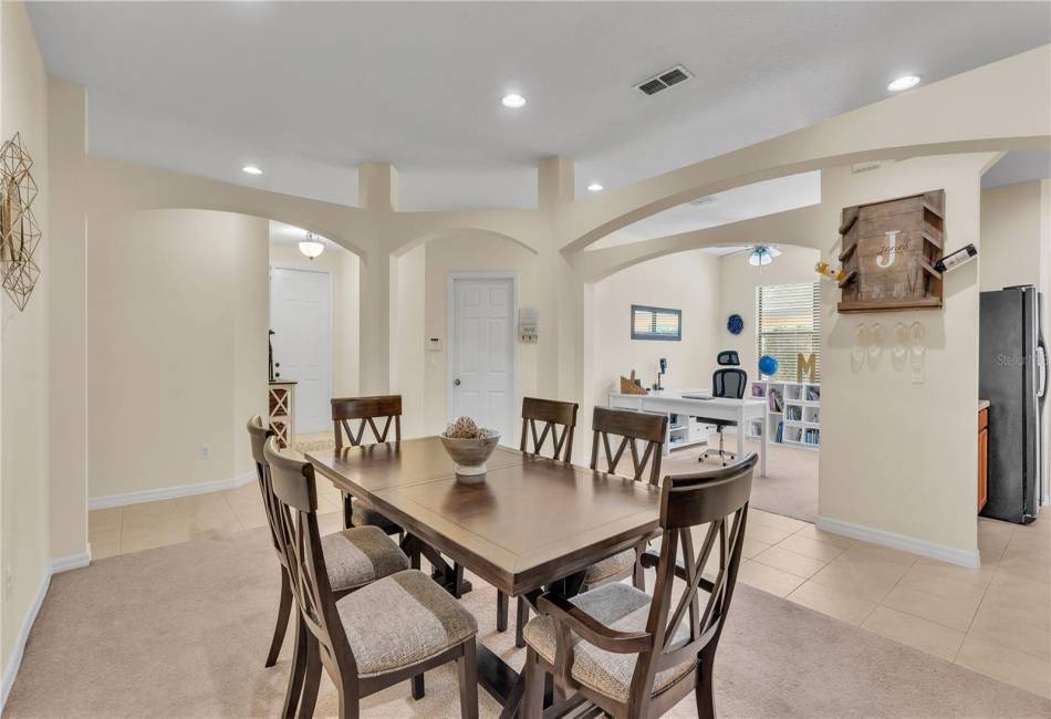 Formal Dining and Living with Foyer